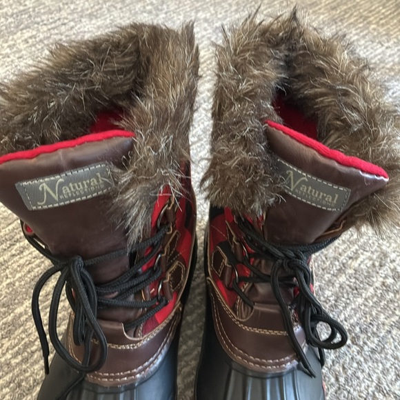 Natural Reflections Women’s Lumber Jill Insulated Pac Snow Boots Size 11 - Picture 7 of 9